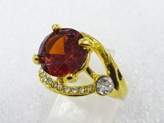 COLORED STONE FASHION RING / JP SIZE 13